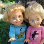 Мои очаровательные Galoob Baby Face Алиса (молд Синтия) и Василиса (Натали)  2014 год