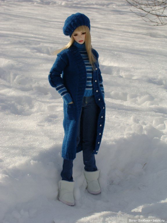 Iplehouse F.I.D. Vanessa - вязанная одежда, зима 2021 г. - комплект "Цвет льда"