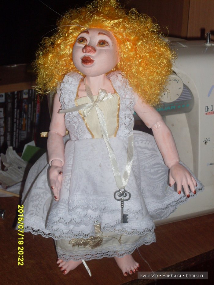 Авторская кукла Гархолла, девочка-каппельдябер