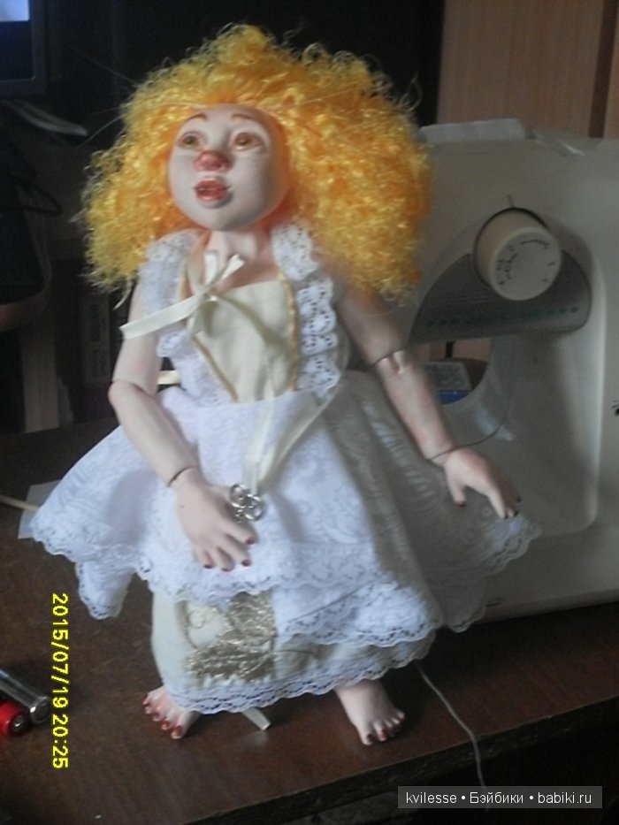 Авторская кукла Гархолла, девочка-каппельдябер