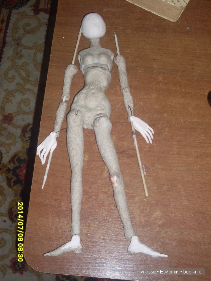 Первая красавица. Шарнирная авторская кукла