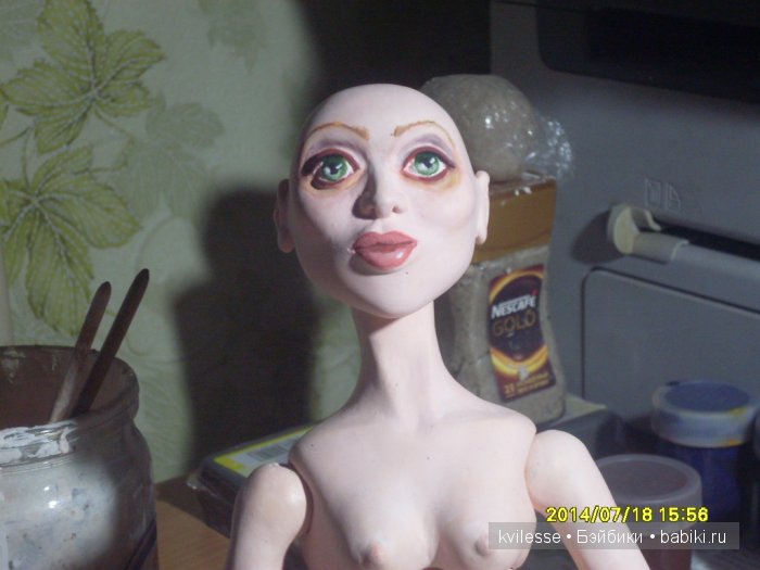 Первая красавица. Шарнирная авторская кукла