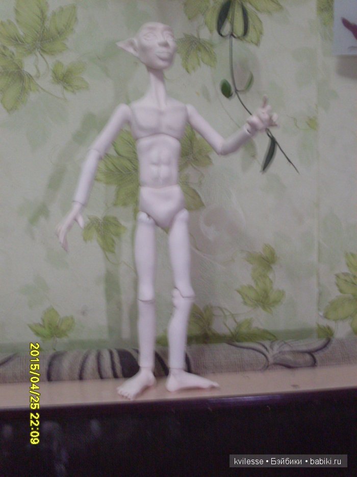 Лесной эльф. Шарнирная кукла Тутанхамон (фото 3)