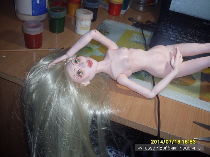 Первая красавица. Шарнирная авторская кукла