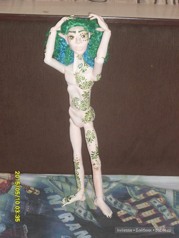 Лесной эльф. Шарнирная кукла Тутанхамон