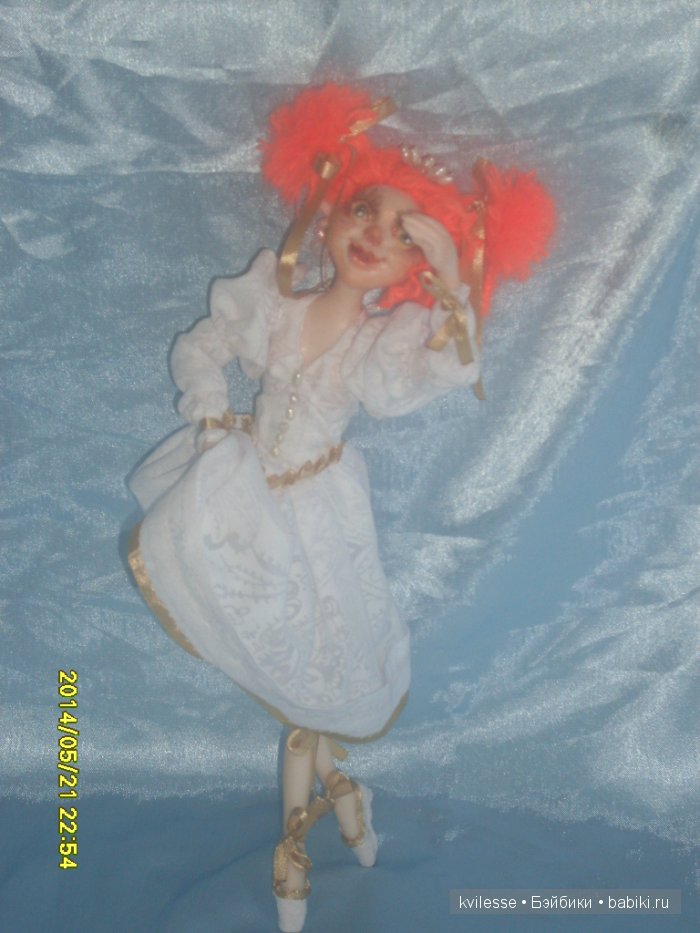 Золотой Эльф. Авторская кукла (фото 7)