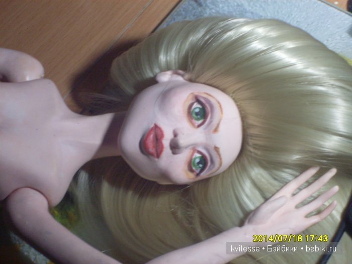 Первая красавица. Шарнирная авторская кукла