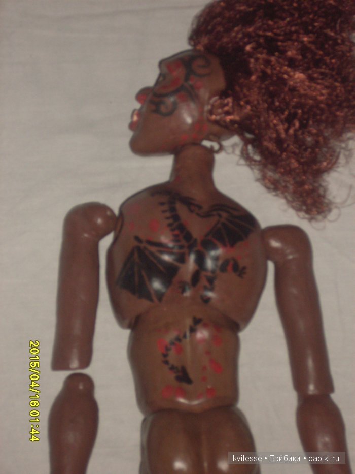 Орк. Шарнирная авторская кукла (фото 2)