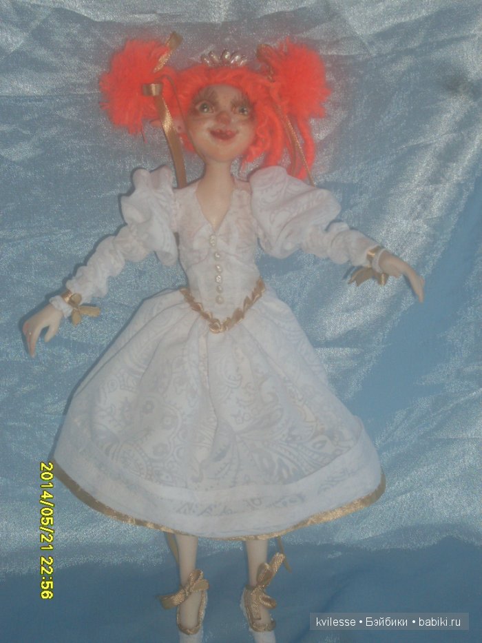 Золотой Эльф. Авторская кукла (фото 10)