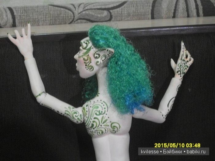 Лесной эльф. Шарнирная кукла Тутанхамон