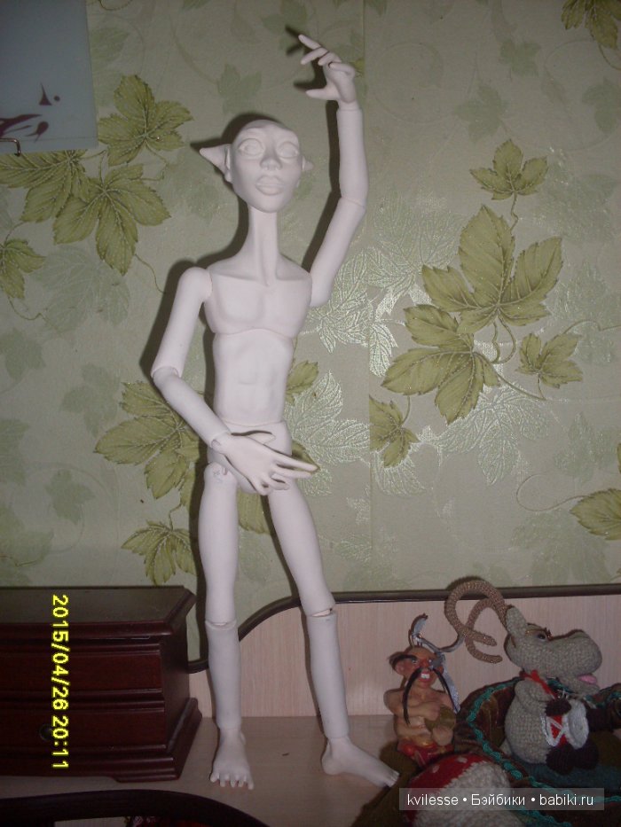 Лесной эльф. Шарнирная кукла Тутанхамон (фото 7)