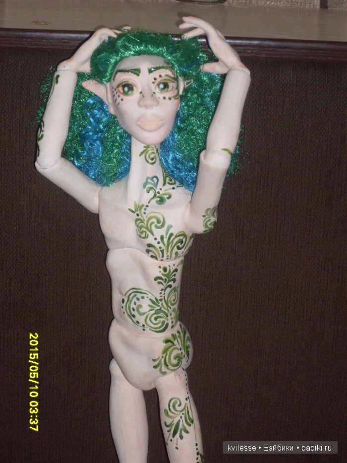 Лесной эльф. Шарнирная кукла Тутанхамон