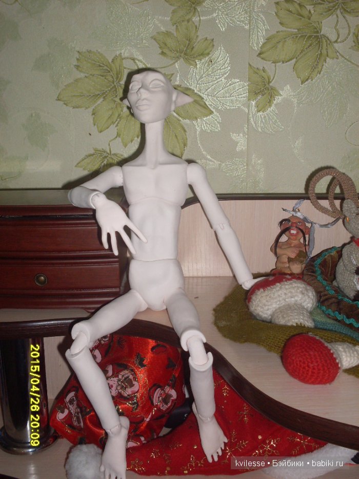 Лесной эльф. Шарнирная кукла Тутанхамон (фото 4)