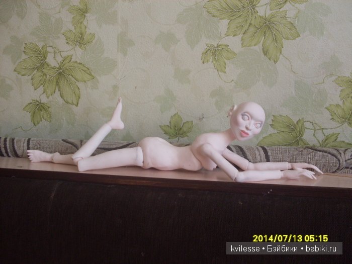 Первая красавица. Шарнирная авторская кукла (фото 6)