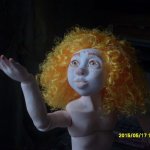 Авторская кукла Гархолла, девочка-каппельдябер