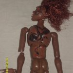 Орк. Шарнирная авторская кукла