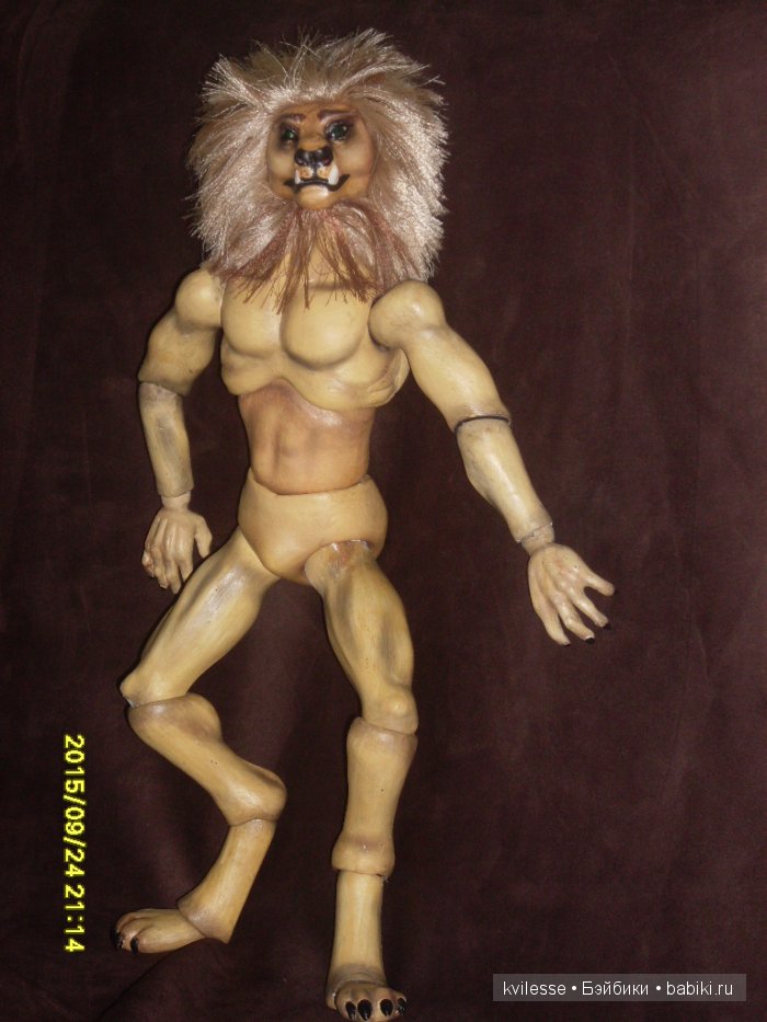 Шарнирная кукла Лион. Фотосет настоящего самца