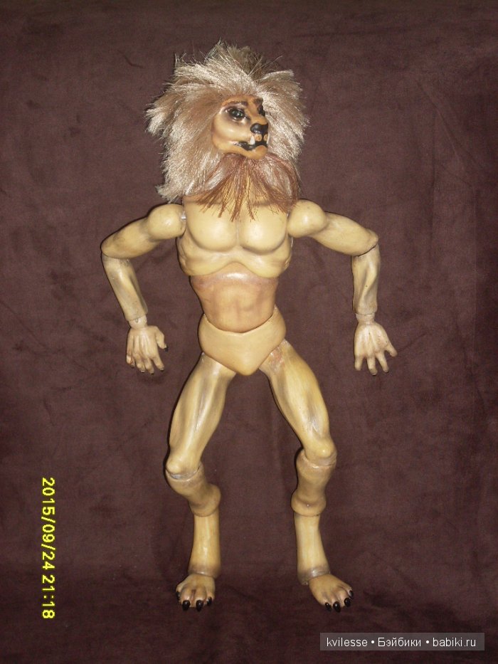 Шарнирная кукла Лион. Фотосет настоящего самца