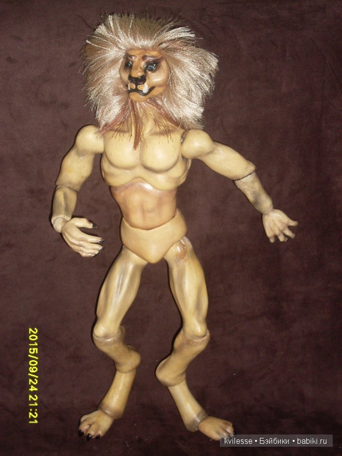 Шарнирная кукла Лион. Фотосет настоящего самца (фото 3)