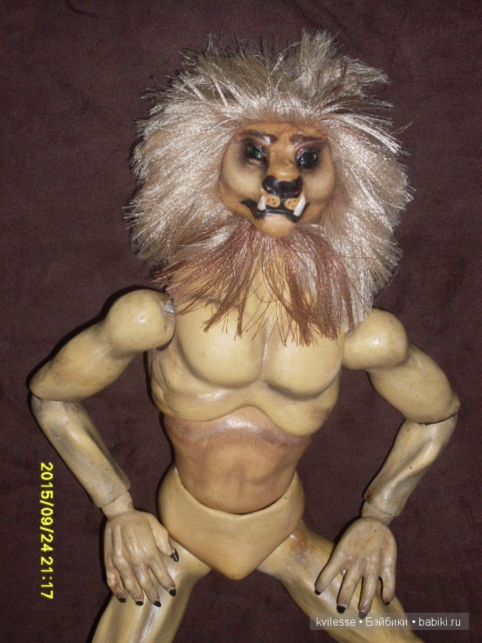 Шарнирная кукла Лион. Фотосет настоящего самца