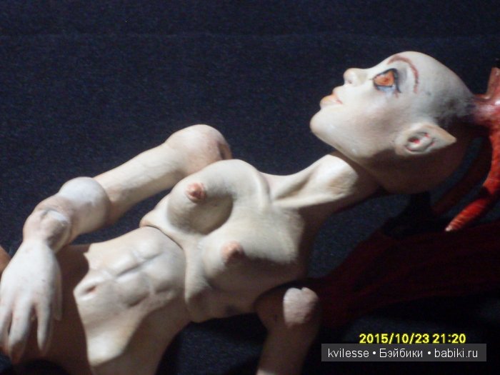 Госпожа Суккуб. Шарнирная авторская кукла (фото 2)