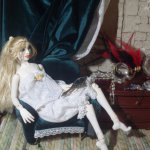 Аннабель Ло. Шарнирная авторская кукла