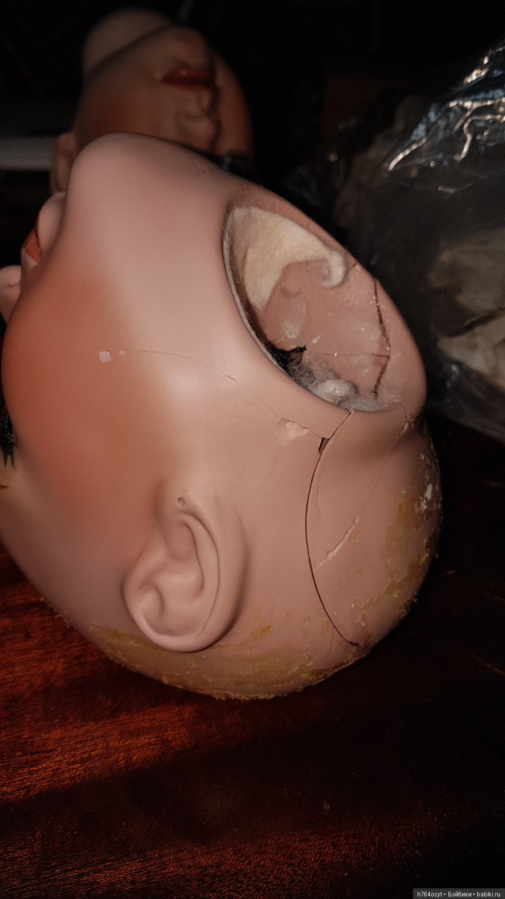 Реставрация куклы — Ремонт и реставрация фарфоровых кукол: склейка (фото 5)