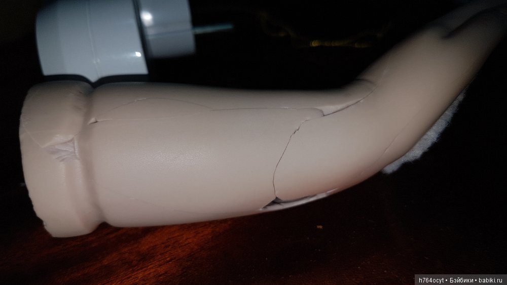 Реставрация куклы — Ремонт и реставрация фарфоровых кукол: склейка (фото 10)