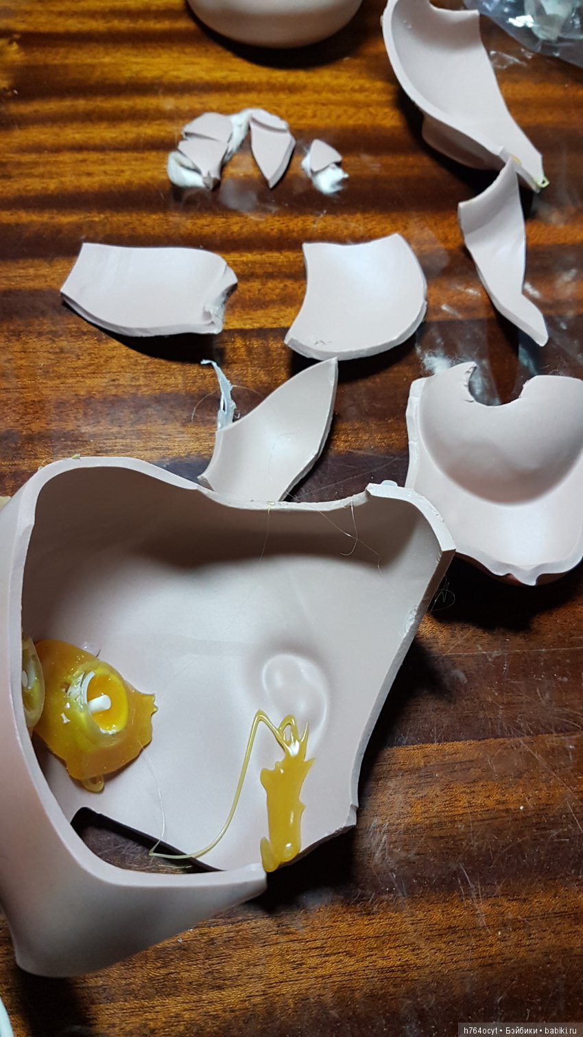 Реставрация куклы — Ремонт и реставрация фарфоровых кукол: склейка