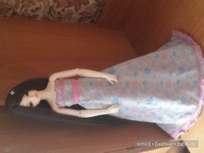 Платье за 10 минут — Одежда и обувь для кукол BJD (БЖД): 1/3 (фото 10)