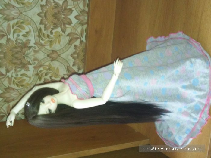 Платье за 10 минут — Одежда и обувь для кукол BJD (БЖД): 1/3 (фото 6)