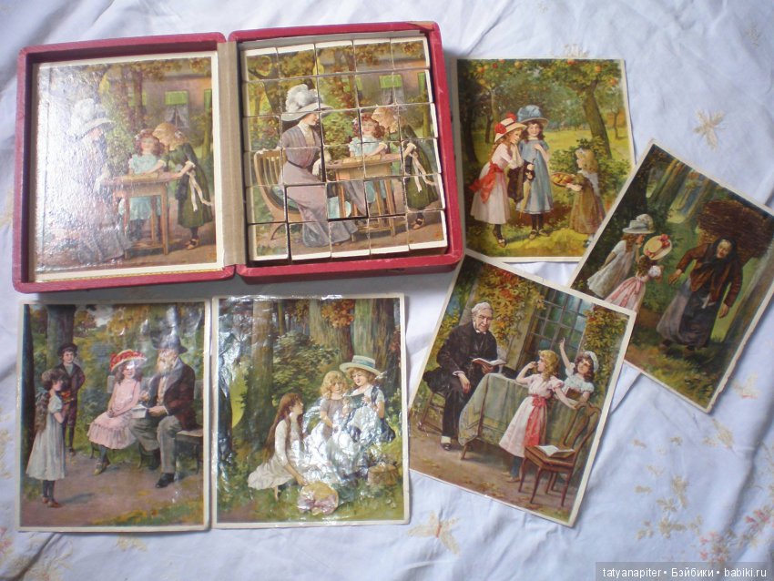 Прекрасные игрушки для антикварных кукол