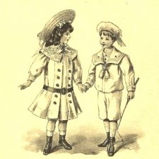 Детская мода 1910е из журналов "Модный курьер" и "Вестник моды" Часть 2