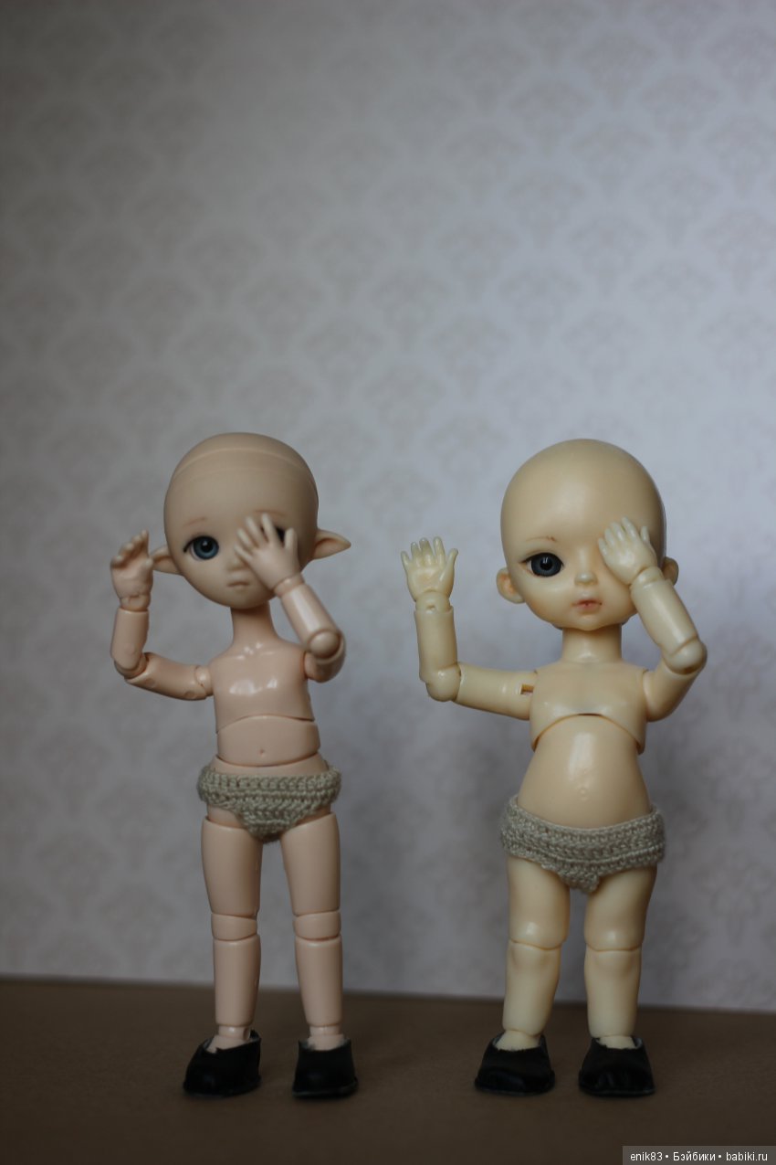 Сравнение Hujoo Baby 12 cm и Obitsu 11 cm (фото 6)