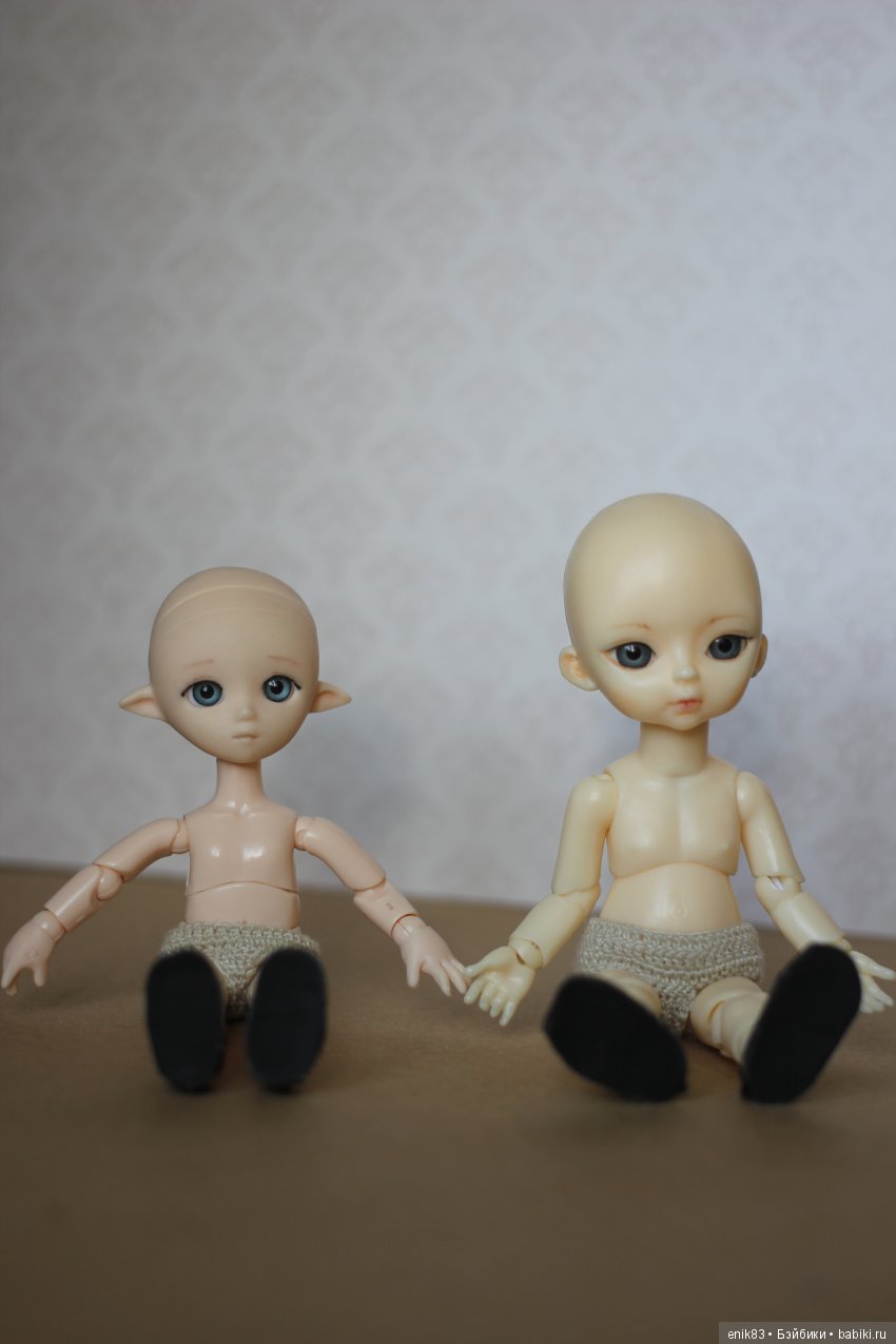 Сравнение Hujoo Baby 12 cm и Obitsu 11 cm (фото 4)