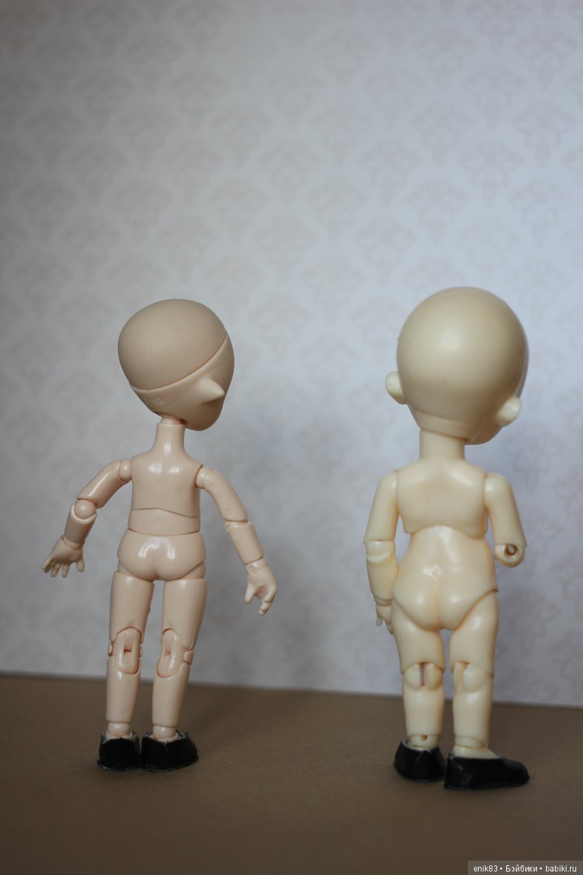 Сравнение Hujoo Baby 12 cm и Obitsu 11 cm (фото 3)