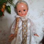 Продам куклу СССР прессопилки,Ивановская невеста,паричковая.
