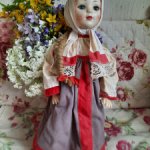 Кукла СССР Наташа,паричковая, 8 Марта
