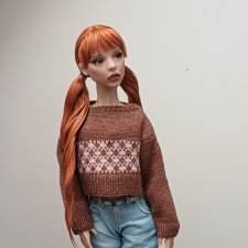 Паричок для Китти, Адель, новых девочек (Алиса,Николь,Мишель,Оливия) от Е.Акимовой Open Dolls и подр