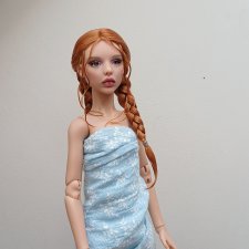 Паричок для больших девочек Е.Акимовой и птички Лоры от И.Кузиной