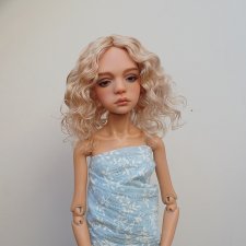 Паричок из козочки для Птички Лоры от И. Кузиной и подростков GlaceDolls