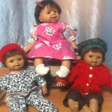 Семья мимических кукол