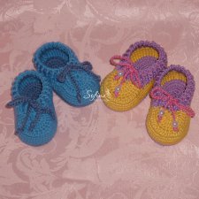 Пинетки моксы для кукол. Мастер класс