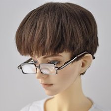 Челка - Парик с короткой стрижкой - мохер - искуственный мех