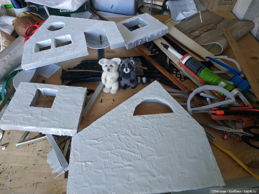 Продолжение лесной истории и плюшевой стройки