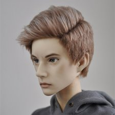 Парик с короткой стрижкой - мохер - искуственный мех
