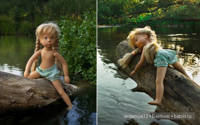 Как Фани на речку ездила — Куклы Gotz (Готц): Ханна (фото 8)
