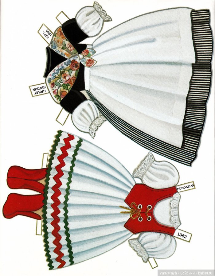 The Blonde - бумажная кукла для вырезания (фото 3)