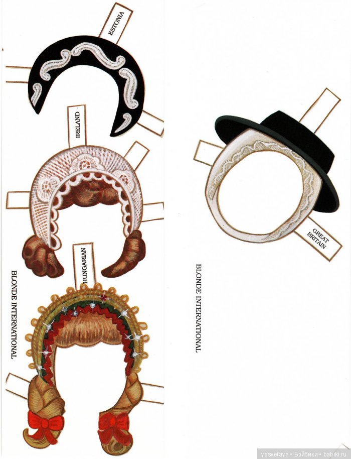 The Blonde - бумажная кукла для вырезания (фото 8)