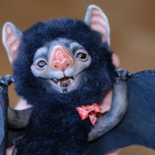 Bat by Bake Neko Ooak Art Doll